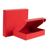 Boîtes en carton Impression couleur Traitement de haute qualité Cadeau Blanc Noir Avion Boîte en papier ondulé pour envoi postal