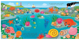 Livre sonore interactif sur le thème de la mer pour tout-petits, avec fonction de presser et de jouer, sons d'<span class=keywords><strong>animaux</strong></span> marins, couverture rigide, reliure parfaite, plastification - Product Image 3