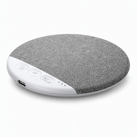 Haut-parleur Bluetooth sous oreiller avec bruit blanc intégré, mini-haut-parleur sans fil recouvert d'un tissu fin avec minuterie d'arrêt automatique