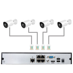 Small Metal <b>Camera</b> 2.8mm Wide Angle 18PCS SMD IR Leds 2MP 1080P IP <b>Camera</b> POE+ Moving Detection HIK Plug Play NDAA YW - Product Image 6