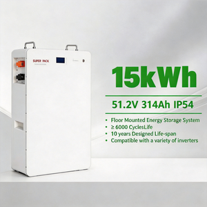 อุปกรณ์บ้านน้ำหนักเบา ระบบจ่ายไฟแบบตั้งพื้น 314ah แบตเตอรี่ลิเธียม แบตเตอรี่แบบตั้งพื้นสำหรับเก็บพลังงาน SP-ESS-16kWh-B1 รุ่น Light We - Product Image 1