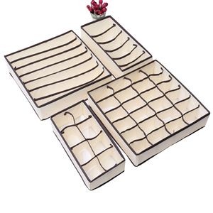Closet Underwear Socks Organizer Drawer Divider Folding Fabric Can be Washed Cloth Storage Box for Home