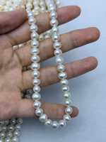 Perles d'eau douce naturelles Edwin, forme pomme de terre, 7-8 mm, couleurs blanc, rose, violet, qualité AA/Aaa, certifiées BEIJING CUG pour la bijouterie