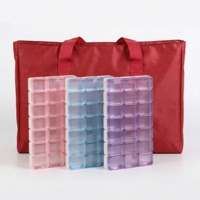 Jelly Style Premium Şeffaf Akrilik Amerikan Mahjong Taşları Seti |   30 #   (30x23x13mm) |   Kumaş Çanta ile 3 Renk Seçeneği