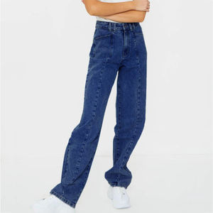 <span class=keywords><strong>Jeans</strong></span> pour Femmes Style Urbain Décontracté Coupe Harem Taille Haute <span class=keywords><strong>Mom</strong></span> Fit Pantalon en Jean Dames - Product Image 5