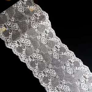 054858 Nylon Spandex Clothing Lace Decoration Elastic Mesh Lace Decoration Dress Material Trim