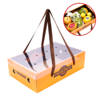 Petites boîtes de papier de la meilleure qualité de carton de fruit de carton ondulé de cerise pour l'emballage