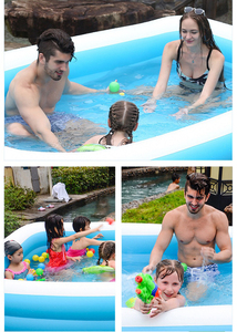 Wholesale Above Ground <strong>Rectangular</strong> Pvc Inflatable Swimming <strong>Pool</strong> for Gardens Water Park Adult - Product Image 5