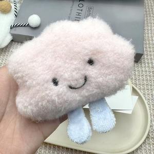 พวงกุญแจก้อน<span class=keywords><strong>เมฆ</strong></span>ผ้ากำมะหยี่สำหรับใส่ลูกปัดพวงกุญแจถุงผ้ากระเป๋าเป้สะพายหลังของตกแต่งกระเป๋าพวงกุญแจตุ๊กตาหมีตุ๊กตาของเล่น - Product Image 6