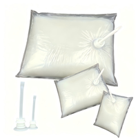 Sac BIB aseptique personnalisé de qualité alimentaire avec valve, 5L 10L 20L, distributeur de liquides pour lait, yaourt, œufs, sirop, pochette transparente autoportante