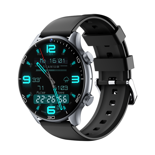 GPS Kids NFC BT Smart Watch for Android Fitness Camera Metal Case IPS Display Silica Gel Band Activity Tracker IP67-for Users