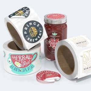 Vòng Tròn Trống Bóng Trắng Nhãn Cao Sticker Giấy Cho Máy In Phun Máy In Vòng Chết Cắt Nhãn Sticker Tự Dính Nhãn Cuộn - Product Image 5