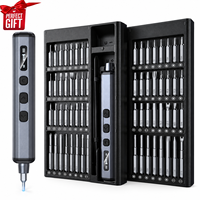 Ensemble de tournevis rechargeables AXTH 76 en 1, ensemble de tournevis de précision électrique rechargeable, kit d'outils de qualité supérieure pour cadeau d'affaires
