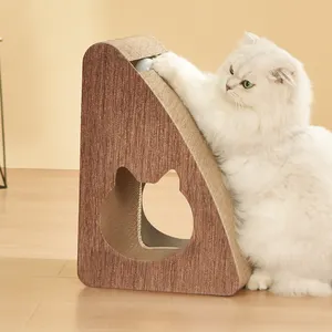 PAKEWAY interaktif kedi tırmalama kurulu catnipli oluklu kağıt kedi Scratcher karton