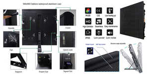 Écran d'affichage LED P5 IP65 pour magasin de sport en intérieur, écran tactile, mur vidéo - Product Image 3