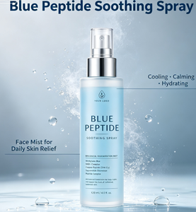 Spray apaisant au peptide bleu 120 ml, brume hydratante pour le visage, pour tous types de peau, usage quotidien - Product Image 6