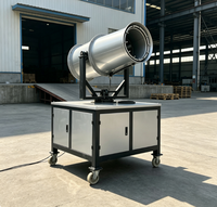 Canon à brouillard mobile en aluminium léger pour le dépoussiérage des chantiers