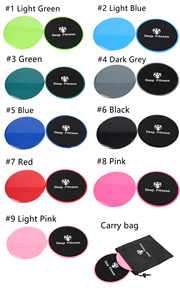 แผ่นรองออกกำลังกายแบบเลื่อนสำหรับพิลาทิส ยิม บริหารกล้ามเนื้อหน้าท้อง พร้อมโลโก้สั่งทำได้ - Product Image 3