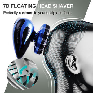 Afeitadora eléctrica inteligente de 7 cuchillas para hombres, afeitadora atrevida con pantalla LED resistente al agua, afeitadora de cabeza flotante 7D para uso doméstico - Product Image 5