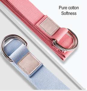 Correa de Yoga para Estiramiento con Lazos, de Algodón, No Elástica, Antideslizante, Duradera y Ecológica para Yoga y Pilates - Product Image 4