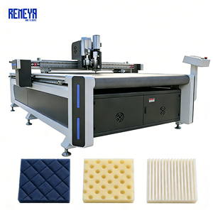 Durable <b>Vibrating</b> Knife Flatbed Cutter for Melamine Foam with Thickness Tolerance and Energy Saving REMEYA Cutting Table - Product Image 1