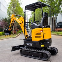 Precio de Fábrica en Shandong para la Excavadora Hidráulica Mini HT20U de 2 Toneladas con Bomba de Motor y Motor Eléctrico en Venta