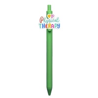 Nouvellement conçu Phrase série coloré imprimé autocollant stylo PVC en caoutchouc souple chaussure boucle charme décoration Clip
