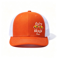 Gorras de Béisbol Trucker Personalizadas de 6 Paneles con Rayas a la Moda, Gorra Ajustable Vintage de Poliéster y Malla, Unisex, Deportivas, con Bordado 3D