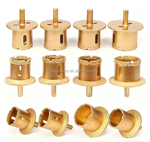 Foret diamanté double couche pour marbre, pierre, carrelage, verre, pour l'ouverture de vasques sous évier, pour utilisation avec perceuse à maçonnerie - Product Image 6