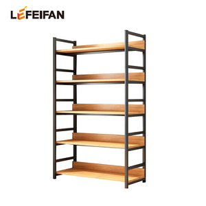 Étagère à <span class=keywords><strong>livres</strong></span> sur mesure de grande capacité, double face, fabriquée avec un cadre métallique, directement de l'usine - Product Image 1