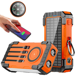 Ordinateurs portables tendance, chargeur portable solaire sans fil 65w 15w <span class=keywords><strong>45w</strong></span>, charge rapide, panneau de batterie étanche à LED, batterie externe avec câble - Product Image 1