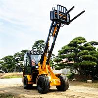 Mini-chargeuse sur pneus, chargeuse frontale, chargeuses de tracteurs, chargeuse avec moteur Kubota à vendre