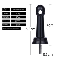 Chi Ren Lure Spinning Wheel - Accessoire de modification de moulinet de pêche en alliage d'aluminium, avec protection anti-choc et équilibrage