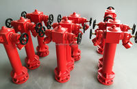 Hydrant extérieur TOWAY à 3 voies en fonte ductile avec vanne pour poteau ou encastré