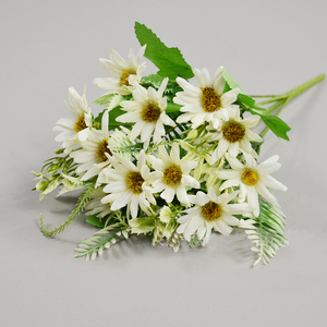 Nueva Llegada, Ramos de Flores Artificiales Hechos a Mano por Fabricantes, de Seda y Plástico, Crisantemos Silvestres Pequeños para el Día de la Madre - Product Image 2