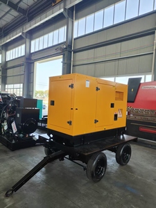 Generador Móvil con Ruedas de 100 kVA y 80 kW, Grupo Electrógeno Móvil para Exteriores GF80, Bajo Nivel de Ruido, Gabinete Sellado, Funcionamiento Silencioso para Uso Residencial - Product Image 5
