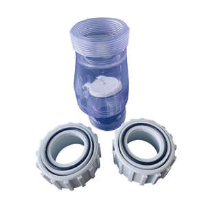Clapet anti-retour unidirectionnel JIANYONG pour <span class=keywords><strong>piscine</strong></span>, 1,5/2 pouces, en PS, résistant aux UV, kit de remplacement pour piscines et spas - Product Image 2