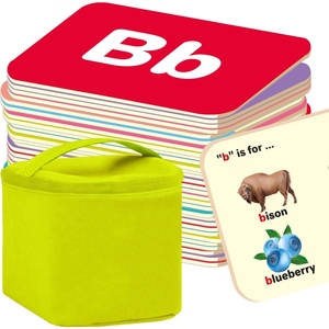 High quality durable colorful waterproof playing cards ABC Study flashcards educational learning talking flash cards