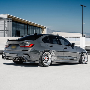 BMW 3シリーズ G20 2019-2021 325i 330i M340i 2019-2025用 M340i カーボンファイバー ADスタイル サイドスカート カーボンファイバー サイドバンパーリップ - Product Image 6