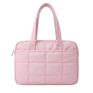 Borsa per laptop in stile coreano, borsa per notebook <span class=keywords><strong>a</strong></span> <span class=keywords><strong>quadretti</strong></span> di grande capacità, borsa per notebook da 14 e 16 pollici, impermeabile e antiurto. - Product Image 5