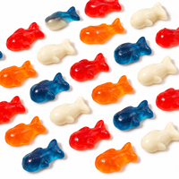 Bonbons Gélifiés Halal en Forme de Baleine, Bonbons Gélifiés Aigres en Gros, Bonbons aux Fruits, Bonbons Nouveauté pour Enfants, Bonbons Personnalisés à Marque Privée, Chinois