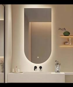 Frameless Irregular Modern Smart Mirror Touch <b>Switch</b> Dimmable LED Light Wall Mount Vanity Mirror Bathroom Customized Decoration - Product Image 3