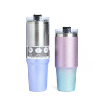 Gobelets isothermes sous vide de 30 oz avec revêtement en poudre pour café et eau, vente en gros, mugs de voyage en acier inoxydable à double paroi isolés