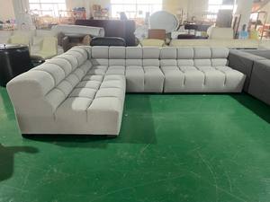 Sofá Seccional Moderno en Forma de L, Convertible, de Tela, para Sala de Estar, Sofá de Esquina de Lujo - Product Image 2