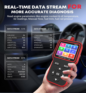 Escáner OBD2 para coche, herramienta de diagnóstico, lector de código, probador de voltaje de coche, escáner de código de falla del motor, probador de carga, herramienta de diagnóstico V620 - Product Image 4