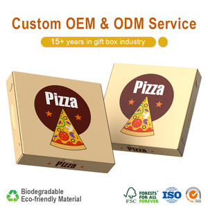 Caja de Papel Kraft Personalizable de Alta Gama para Diseño de Logotipos, Caja de Alimentos Segura, Portátil, Corrugada, Reciclable, Gruesa y Marrón - Product Image 2