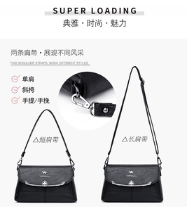 New Arrival Pure Color Women's Handbags Leather Crossbody <b>Bag</b> PU Shoulder <b>Bags</b> Hand <b>Bag</b> for Wome - Product Image 2