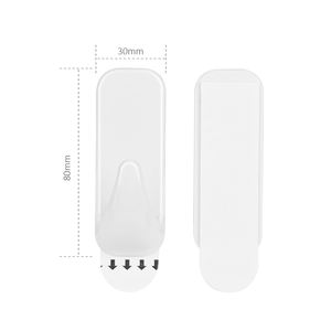 2PK impermeable y a prueba de aceite fuerte baño montado en la pared gancho de suspensión de puerta, ganchos <span class=keywords><strong>para</strong></span> abrigos y gancho de pared <span class=keywords><strong>para</strong></span> <span class=keywords><strong>colgar</strong></span> <span class=keywords><strong>llaves</strong></span> y abrigos - Product Image 1