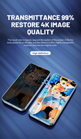 TuoLi Usine Logo Personnalisé HD Sans Bulles Anti-espion Protection D'écran De Confidentialité Coupe UV Film Hydrogel Universel pour Téléphone Mobile