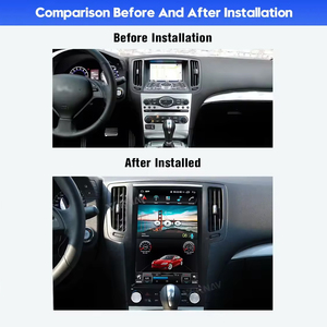 Autoradio Tesla GPS Navigation Multimédia Stéréo Récepteur Unité Principale Carplay 13,6 Pouces pour Infiniti G25 <span class=keywords><strong>G35</strong></span> G37 2010-2013 - Product Image 4